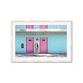 Picture of Blue Motel Suite _GroupedProduct_Rectangle_Landscape_Photography _GroupedProduct_Rectangle_Landscape_Framed_Matted_