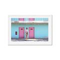 Picture of Blue Motel Suite _GroupedProduct_Rectangle_Landscape_Photography _GroupedProduct_Rectangle_Landscape_Framed_Matted_