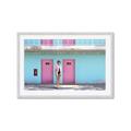 Picture of Blue Motel Suite _GroupedProduct_Rectangle_Landscape_Photography _GroupedProduct_Rectangle_Landscape_Framed_Matted_