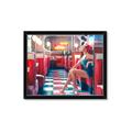 Picture of In the Diner  _GroupedProduct_Rectangle_Landscape_Photography _GroupedProduct_Rectangle_Landscape_Framed_Matted_