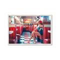 Picture of In the Diner  _GroupedProduct_Rectangle_Landscape_Photography _GroupedProduct_Rectangle_Landscape_Framed_Matted_