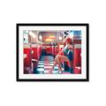 Picture of In the Diner  _GroupedProduct_Rectangle_Landscape_Photography _GroupedProduct_Rectangle_Landscape_Framed_Matted_