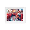 Picture of In the Diner  _GroupedProduct_Rectangle_Landscape_Photography _GroupedProduct_Rectangle_Landscape_Framed_Matted_