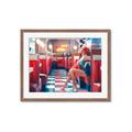 Picture of In the Diner  _GroupedProduct_Rectangle_Landscape_Photography _GroupedProduct_Rectangle_Landscape_Framed_Matted_