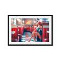 Picture of In the Diner  _GroupedProduct_Rectangle_Landscape_Photography _GroupedProduct_Rectangle_Landscape_Framed_Matted_