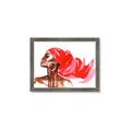 Picture of Watercolor beauty African woman _GroupedProduct_Rectangle_Landscape_Framed_Matted_