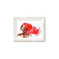 Picture of Watercolor beauty African woman _GroupedProduct_Rectangle_Landscape_Framed_Matted_