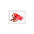 Picture of Watercolor beauty African woman _GroupedProduct_Rectangle_Landscape_Framed_Matted_