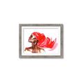 Picture of Watercolor beauty African woman _GroupedProduct_Rectangle_Landscape_Framed_Matted_