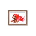 Picture of Watercolor beauty African woman _GroupedProduct_Rectangle_Landscape_Framed_Matted_