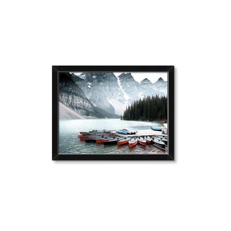 Picture of Mountain Boat Dock _GroupedProduct_Rectangle_Landscape_Photography _GroupedProduct_Rectangle_Landscape_Framed_Matted_