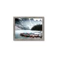 Picture of Mountain Boat Dock _GroupedProduct_Rectangle_Landscape_Photography _GroupedProduct_Rectangle_Landscape_Framed_Matted_