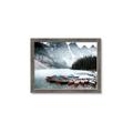 Picture of Mountain Boat Dock _GroupedProduct_Rectangle_Landscape_Photography _GroupedProduct_Rectangle_Landscape_Framed_Matted_
