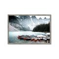 Picture of Mountain Boat Dock _GroupedProduct_Rectangle_Landscape_Photography _GroupedProduct_Rectangle_Landscape_Framed_Matted_