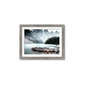 Picture of Mountain Boat Dock _GroupedProduct_Rectangle_Landscape_Photography _GroupedProduct_Rectangle_Landscape_Framed_Matted_