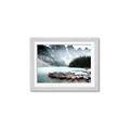 Picture of Mountain Boat Dock _GroupedProduct_Rectangle_Landscape_Photography _GroupedProduct_Rectangle_Landscape_Framed_Matted_