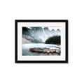 Picture of Mountain Boat Dock _GroupedProduct_Rectangle_Landscape_Photography _GroupedProduct_Rectangle_Landscape_Framed_Matted_