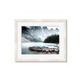 Picture of Mountain Boat Dock _GroupedProduct_Rectangle_Landscape_Photography _GroupedProduct_Rectangle_Landscape_Framed_Matted_