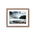 Picture of Mountain Boat Dock _GroupedProduct_Rectangle_Landscape_Photography _GroupedProduct_Rectangle_Landscape_Framed_Matted_