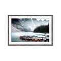Picture of Mountain Boat Dock _GroupedProduct_Rectangle_Landscape_Photography _GroupedProduct_Rectangle_Landscape_Framed_Matted_