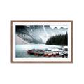 Picture of Mountain Boat Dock _GroupedProduct_Rectangle_Landscape_Photography _GroupedProduct_Rectangle_Landscape_Framed_Matted_