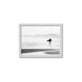 Picture of Lone Surfer _GroupedProduct_Rectangle_Landscape_Photography _GroupedProduct_Rectangle_Landscape_Framed_Matted_