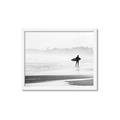 Picture of Lone Surfer _GroupedProduct_Rectangle_Landscape_Photography _GroupedProduct_Rectangle_Landscape_Framed_Matted_