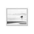 Picture of Lone Surfer _GroupedProduct_Rectangle_Landscape_Photography _GroupedProduct_Rectangle_Landscape_Framed_Matted_