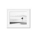 Picture of Lone Surfer _GroupedProduct_Rectangle_Landscape_Photography _GroupedProduct_Rectangle_Landscape_Framed_Matted_