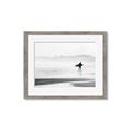 Picture of Lone Surfer _GroupedProduct_Rectangle_Landscape_Photography _GroupedProduct_Rectangle_Landscape_Framed_Matted_