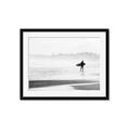 Picture of Lone Surfer _GroupedProduct_Rectangle_Landscape_Photography _GroupedProduct_Rectangle_Landscape_Framed_Matted_