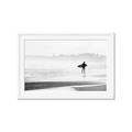 Picture of Lone Surfer _GroupedProduct_Rectangle_Landscape_Photography _GroupedProduct_Rectangle_Landscape_Framed_Matted_