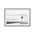 Picture of Lone Surfer _GroupedProduct_Rectangle_Landscape_Photography _GroupedProduct_Rectangle_Landscape_Framed_Matted_