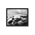Picture of Misty Rocky Shore _GroupedProduct_Rectangle_Landscape_Photography _GroupedProduct_Rectangle_Landscape_Framed_Matted_