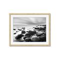 Picture of Misty Rocky Shore _GroupedProduct_Rectangle_Landscape_Photography _GroupedProduct_Rectangle_Landscape_Framed_Matted_