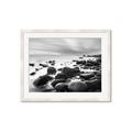 Picture of Misty Rocky Shore _GroupedProduct_Rectangle_Landscape_Photography _GroupedProduct_Rectangle_Landscape_Framed_Matted_