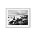 Picture of Misty Rocky Shore _GroupedProduct_Rectangle_Landscape_Photography _GroupedProduct_Rectangle_Landscape_Framed_Matted_