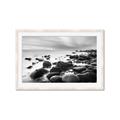 Picture of Misty Rocky Shore _GroupedProduct_Rectangle_Landscape_Photography _GroupedProduct_Rectangle_Landscape_Framed_Matted_