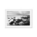 Picture of Misty Rocky Shore _GroupedProduct_Rectangle_Landscape_Photography _GroupedProduct_Rectangle_Landscape_Framed_Matted_