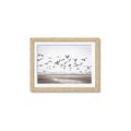 Picture of Seagulls flying on a rainy day _GroupedProduct_Rectangle_Landscape_Photography _GroupedProduct_Rectangle_Landscape_Framed_Matted_