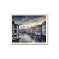 Picture of Street Canal _GroupedProduct_Rectangle_Landscape_Photography _GroupedProduct_Rectangle_Landscape_Framed_Matted_