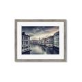 Picture of Street Canal _GroupedProduct_Rectangle_Landscape_Photography _GroupedProduct_Rectangle_Landscape_Framed_Matted_