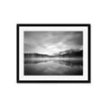 Picture of Glaciers Mountain Black    _GroupedProduct_Rectangle_Landscape_Photography _GroupedProduct_Rectangle_Landscape_Framed_Matted_