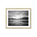 Picture of Glaciers Mountain Black    _GroupedProduct_Rectangle_Landscape_Photography _GroupedProduct_Rectangle_Landscape_Framed_Matted_