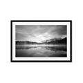 Picture of Glaciers Mountain Black    _GroupedProduct_Rectangle_Landscape_Photography _GroupedProduct_Rectangle_Landscape_Framed_Matted_