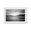 Picture of Glaciers Mountain Black    _GroupedProduct_Rectangle_Landscape_Photography _GroupedProduct_Rectangle_Landscape_Framed_Matted_