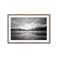 Picture of Glaciers Mountain Black    _GroupedProduct_Rectangle_Landscape_Photography _GroupedProduct_Rectangle_Landscape_Framed_Matted_