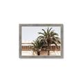 Picture of Wall with Palm Tree _GroupedProduct_Rectangle_Landscape_Photography _GroupedProduct_Rectangle_Landscape_Framed_Matted_