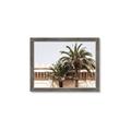 Picture of Wall with Palm Tree _GroupedProduct_Rectangle_Landscape_Photography _GroupedProduct_Rectangle_Landscape_Framed_Matted_