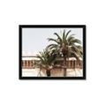 Picture of Wall with Palm Tree _GroupedProduct_Rectangle_Landscape_Photography _GroupedProduct_Rectangle_Landscape_Framed_Matted_